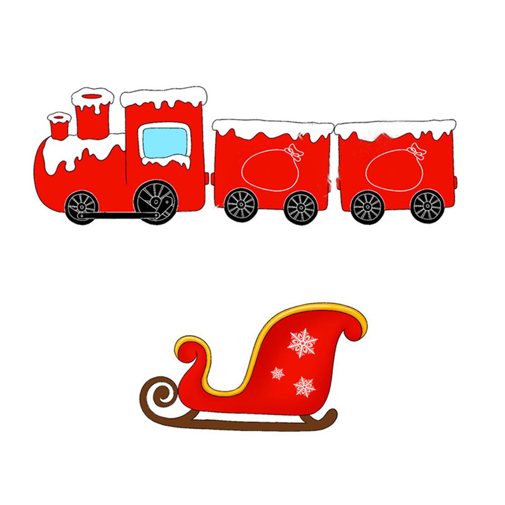 Christmas Ornaments Resin Crafts Multi-purpose Elk Car Micro Landscape Layout Props For Garden Bonsai Decor
