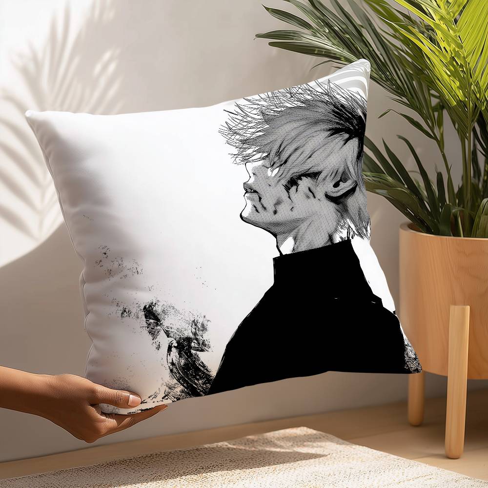 

Т-Токийский Гуль Канеки Кен Наволочка Диван Декоративная Домашняя Двусторонняя Печать Короткий Плюш Подушка Чехол для Подушки Праздничный Подарок 12x12Inch