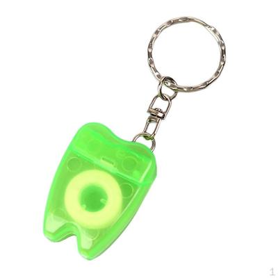 Portable Floss Keychain Cleaner Maintaining Threaders for Home Outdoor