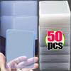50-1Pack 35PT Transparent Card Sleeves  PVC Hard Plastic Game Cards Holder Cover for Collectible Trading Cards