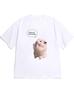 Cute Hamster Pattern Pure Cotton Printed Unisexs And Unisexs Personalized Short Sleeved Summer New Fashion Casual Loose Tshirt