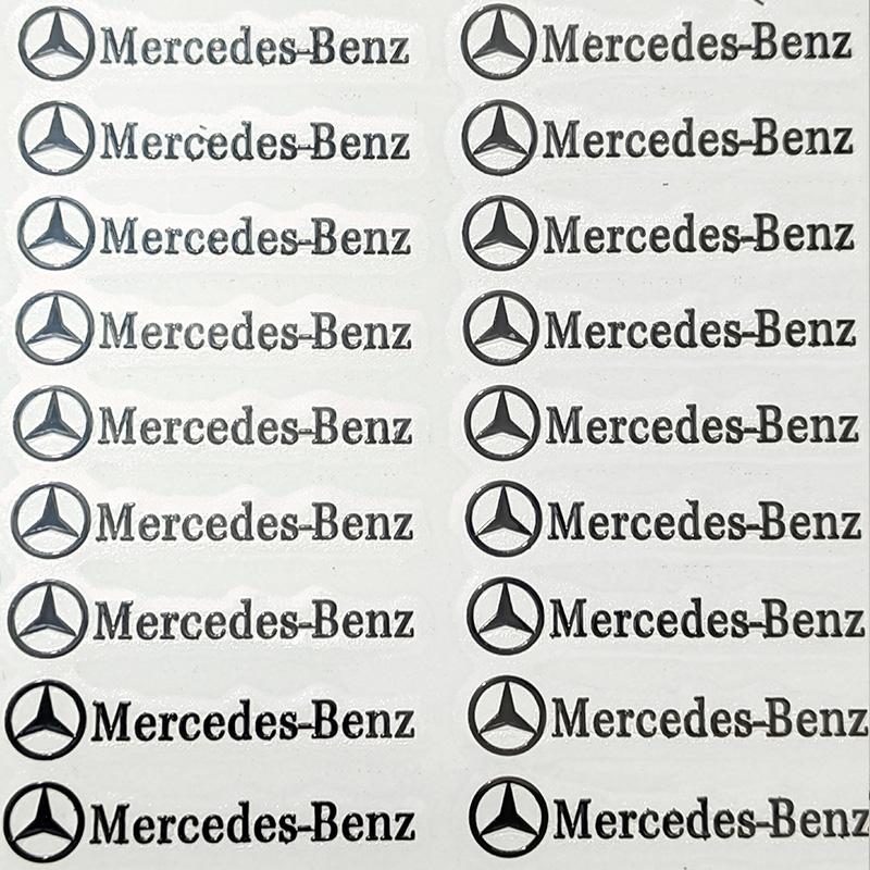 GLC GLB Samolepky na interiér auta Znak Nálepka Dekorace Příslušenství Pro Mercedes Benz AMG Brabus Maybach W204 GLC CLA GLK W205 W2