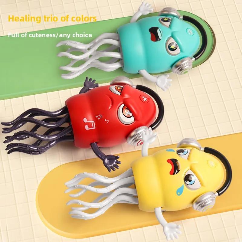 Poulpe Dansant Animal de Compagnie Électronique pour Enfant Jouets Dessin Animé Interactif Développement Mouvement Éducation Jouet pour Tout-Petit Cadeau Cadeau d'anniversaire Créatif
