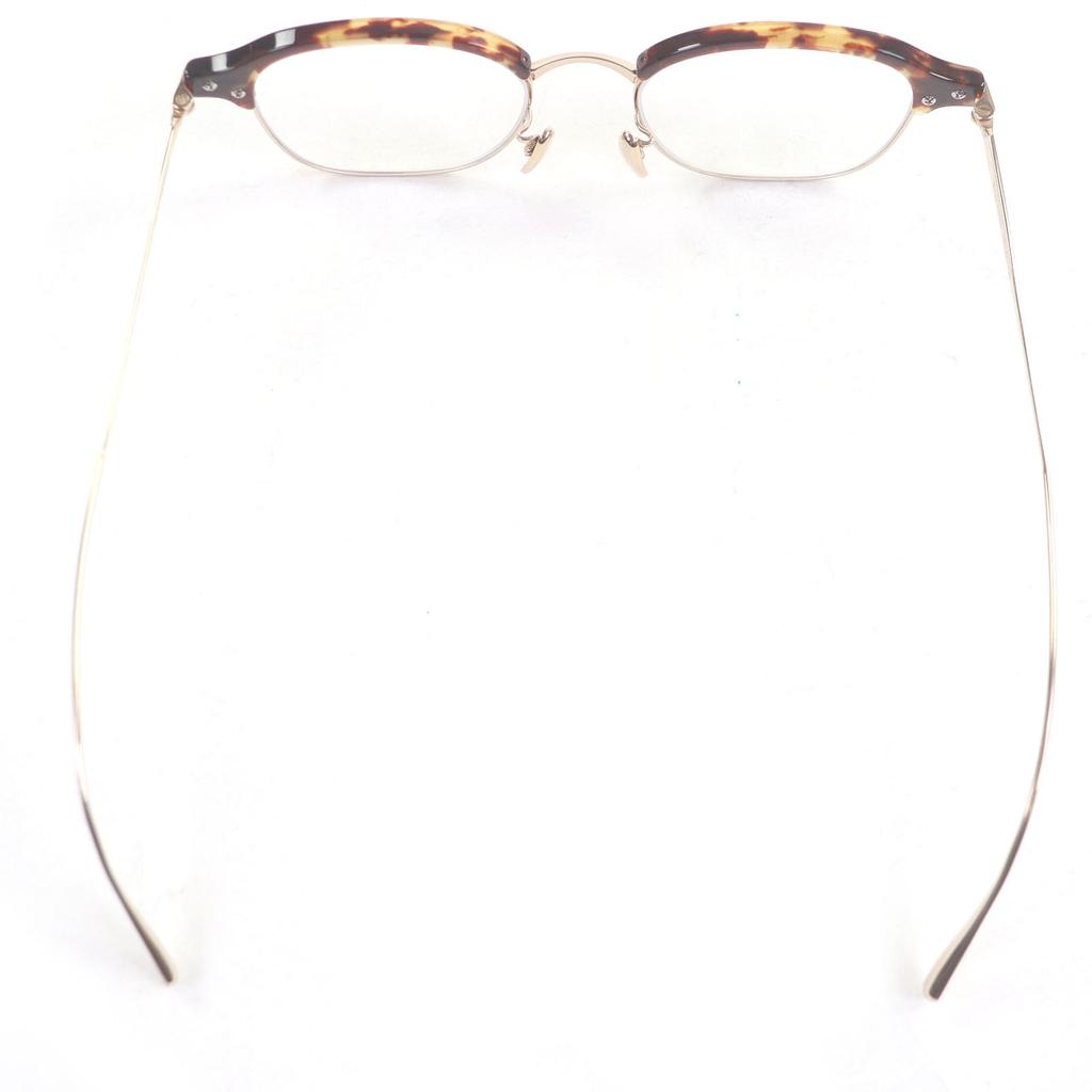 Excelente Gafas BJ CLASSIC COLLECTION Mármol Salmón Soplado Marrón oro Usado