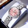 OLEVS Women Quartz Watch Fashion Rose Gold Stainless Steel Strap Waterproof Analog Wristwatch with Calendar Reloj Hombre