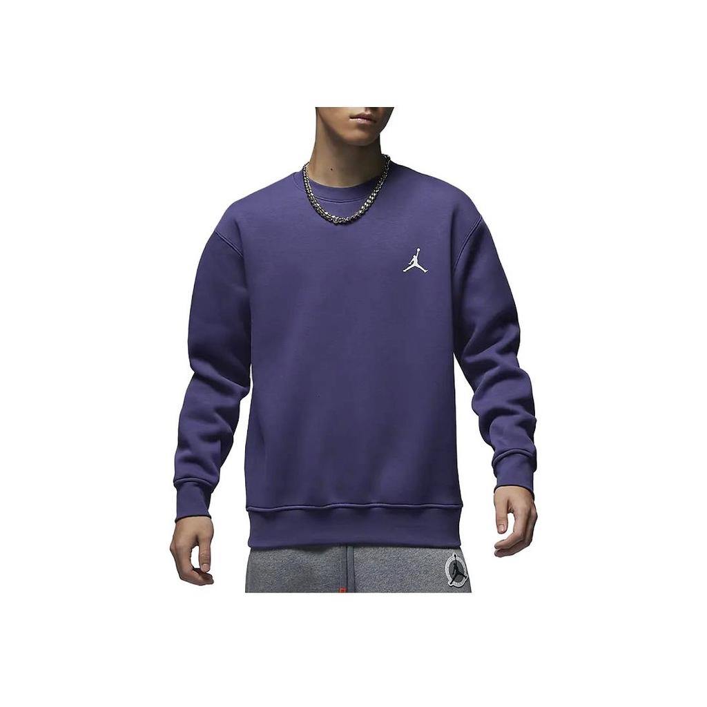 Jordan Flight MVP Graphic Print Fleece Sweatshirt Men Tops Blue Purple FB7020-500