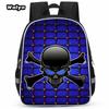 Skull Series Peripheral Animation Printing Backpack Student Bag Support