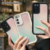 Phone Case: 2D Flat Samsung Galaxy A34 A35 M05 M06 S20 S22 S21 FE Plus 5G Gradient Protective Case, Pink-Blue, Christmas and Halloween Gift