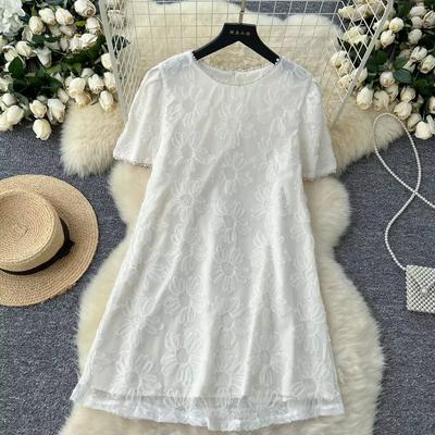 Vestidos de Fiesta Mini Cortos de Verano para Mujer de Lujo con Cuentas Bordados Lentejuelas Flor Malla