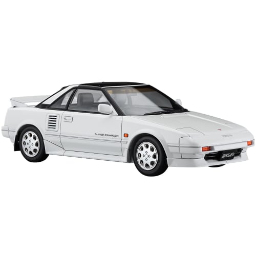 Hasegawa 1/24 Historic Car Series Toyota MR2 (AW11) Late Model G-Limited Supercharged (T-Bar Roof) Plastic Model Kit HC45
