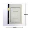 Tsubame Note A4 Notebook, Ruled 7mm X 34 Lines, 50 Sheets, Cream Paper, Gray Cover, A5004