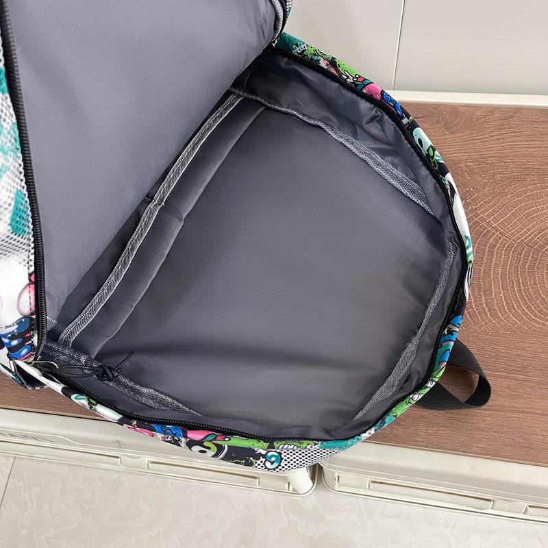 Uczeń Gimnazjum Tornister Duża Pojemność Plecak z Graffiti Plecak Unisex