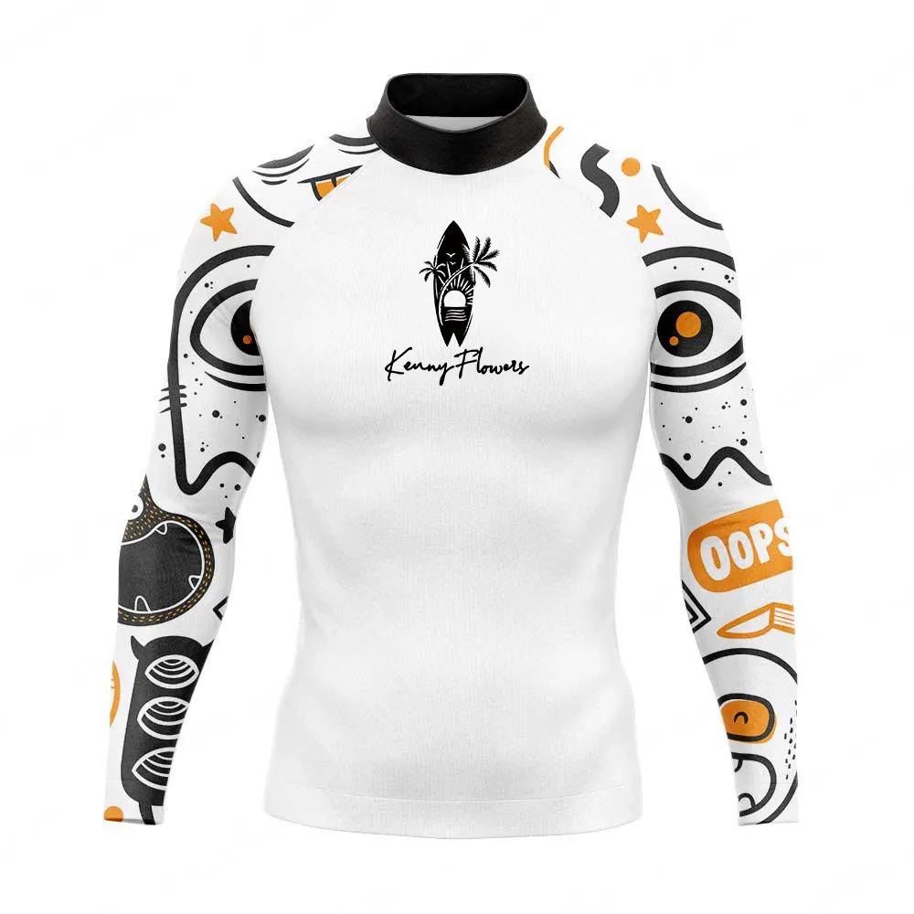 Sunscreen quick-drying wetsuit men s split long-sleeved snorkeling jellyfish suit thermal swimsuit surf suit XXS
