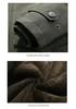 2025 Autumn/Winter Men's Retro Style Thickened Cotton Windbreaker Jacket