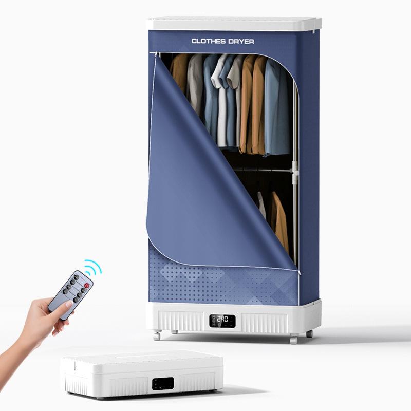 Large Capacity Foldable Clothes Dryer with Smart Timer and No Installation Required
