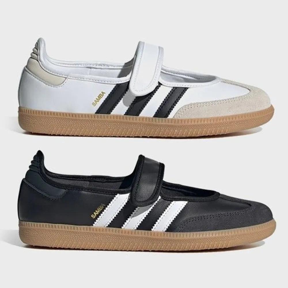 ADIDAS Mary Jane Samba Jane Women's Junior Black White JQ6445 JR1402