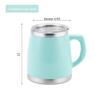 Stainless Steel Thermos Mug with Handle for Men & Women – Ideal for Tea, Coffee, Office, or Water.