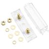 Heschen Car Fuse Wire ANL-40A, Gold, 1 Piece, Fuse Holder with Fuse, Auto Car Motorcycle Audio Subwoofer Supplies
