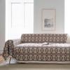 American Retro Non-Slip Stain-Resistant Jacquard Tassel Sofa Cover