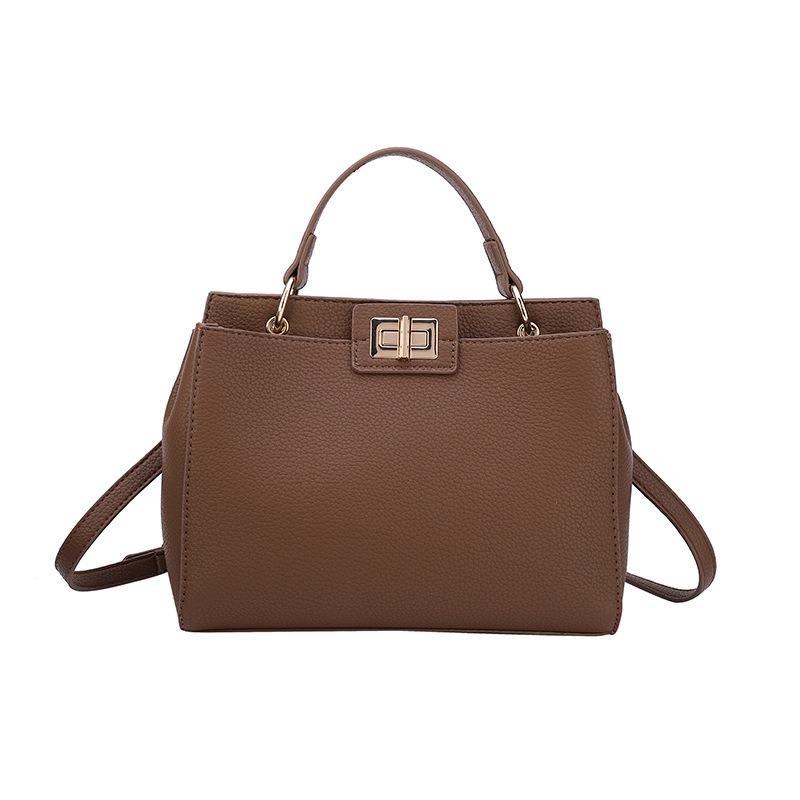 New Shoulder Messenger Bag Trendy Portable Texture Personalized Casual Women's Small Square Bag