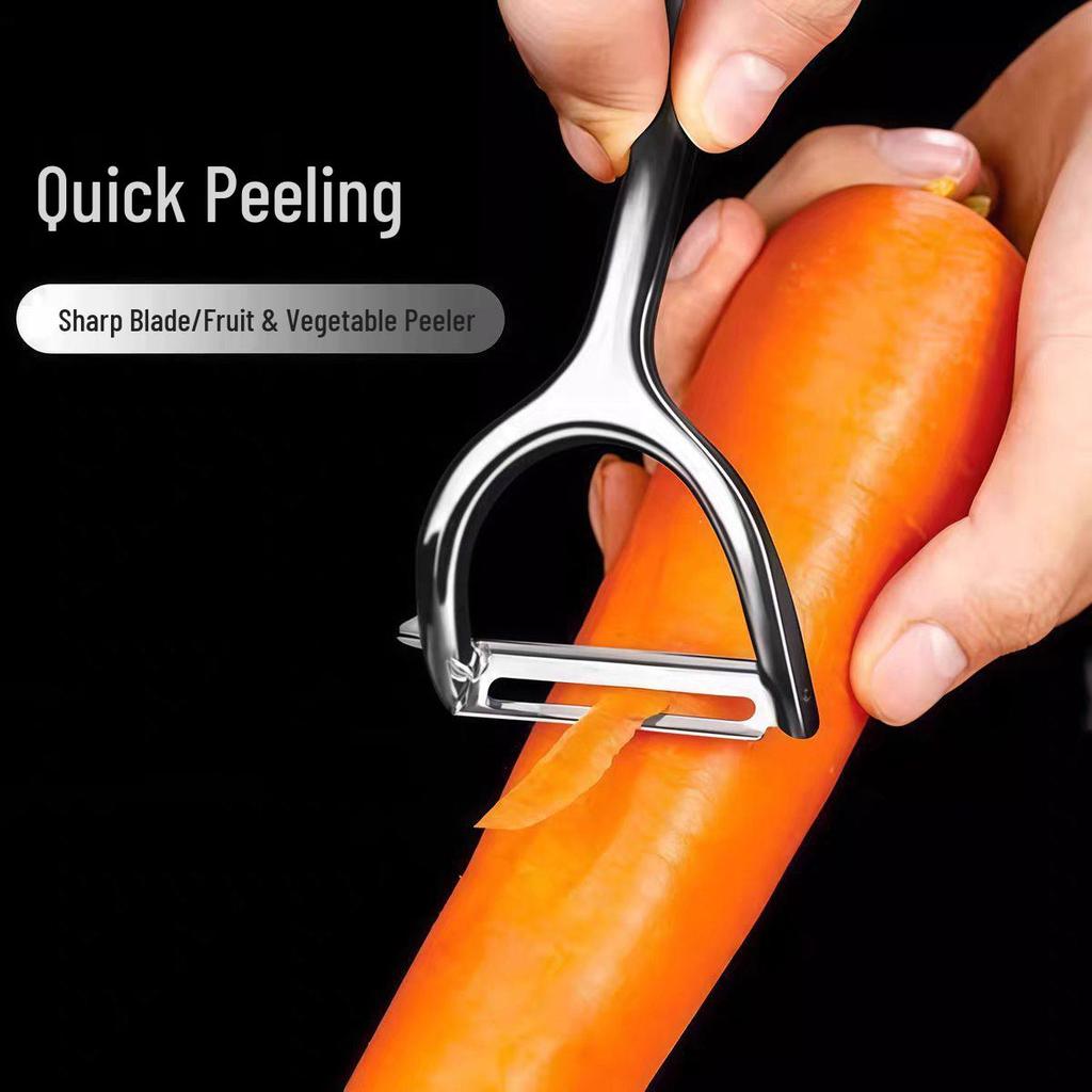 Multi-functional Sharp Peeler & Fruit Knife - Kitchen Gadget for Potatoes, Melons, and More