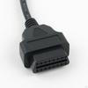 16-Pin auf OBD2 Diagnoseadapter 12-24V Steckerkabel