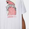 Adidas Neo T Shirts Men's White Crew Neck Moderate Straight Fit GS2581