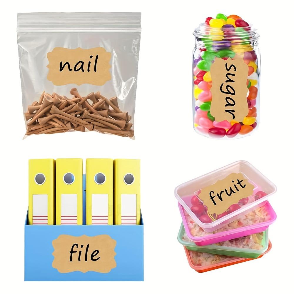 Rolled Gift Labels, Self-adhesive Paper Stickers For Cosmetics, Food, Crafts And Christmas Decorations