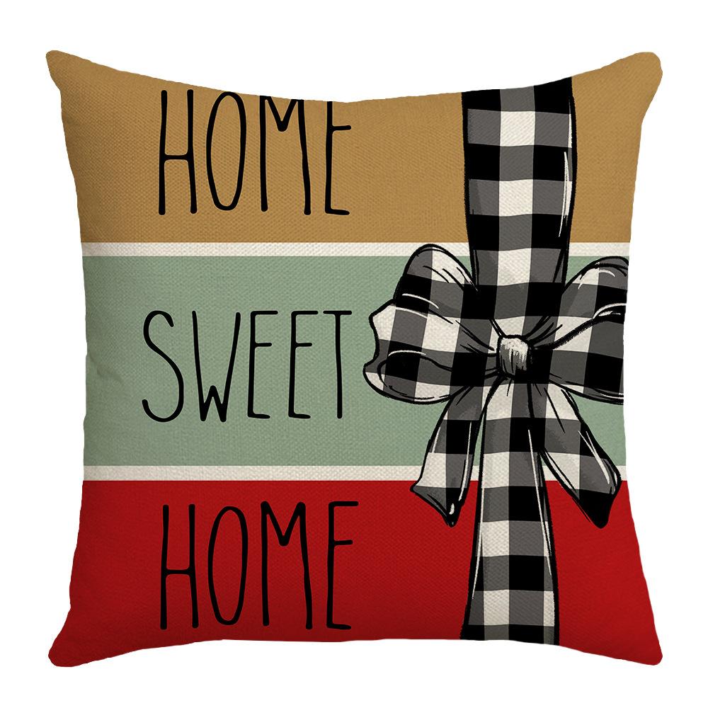 Autumn and Winter Holiday Decoration Christmas Pillow Case Home Sofa Atmosphere Pillow Waist Pillow