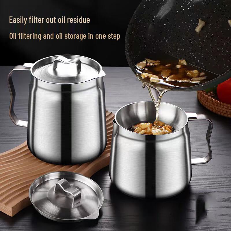 Mailang 2L Stainless Steel Oil Strainer Pot