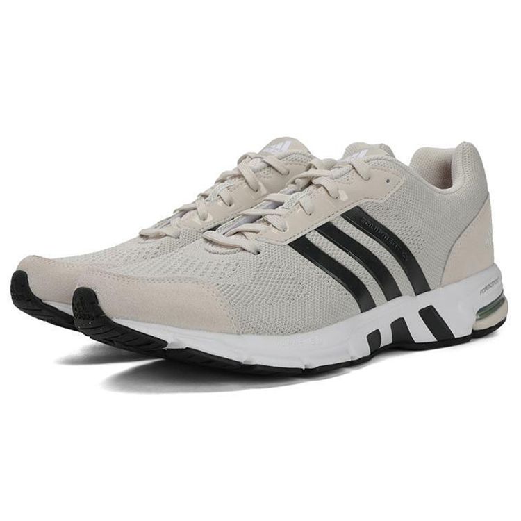 Adidas Equipment 10 Primeknit Lightweight Comfortable Non-Slip Durable Low-Top Running Shoes Men Running Shoes Gray Black EG8990