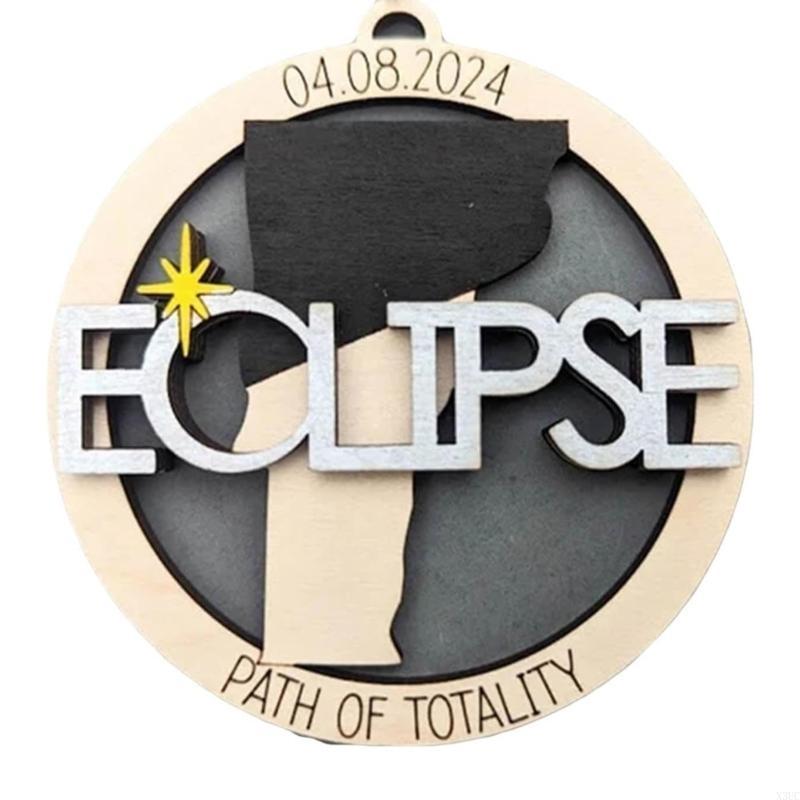 

Totals Solar Eclipses Hangings Ornament Commemorative Gift for Wall Tree Car X3UC