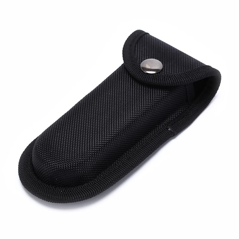 Fold Knife Sheath Belt Loop Outdoor Camp Kit Nylon Bag Pouch Case Pocket Holder