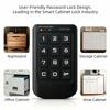 Battery Operated Digital Cabinet Lock Keyless Multi-function Cabinet Lock  Home Security