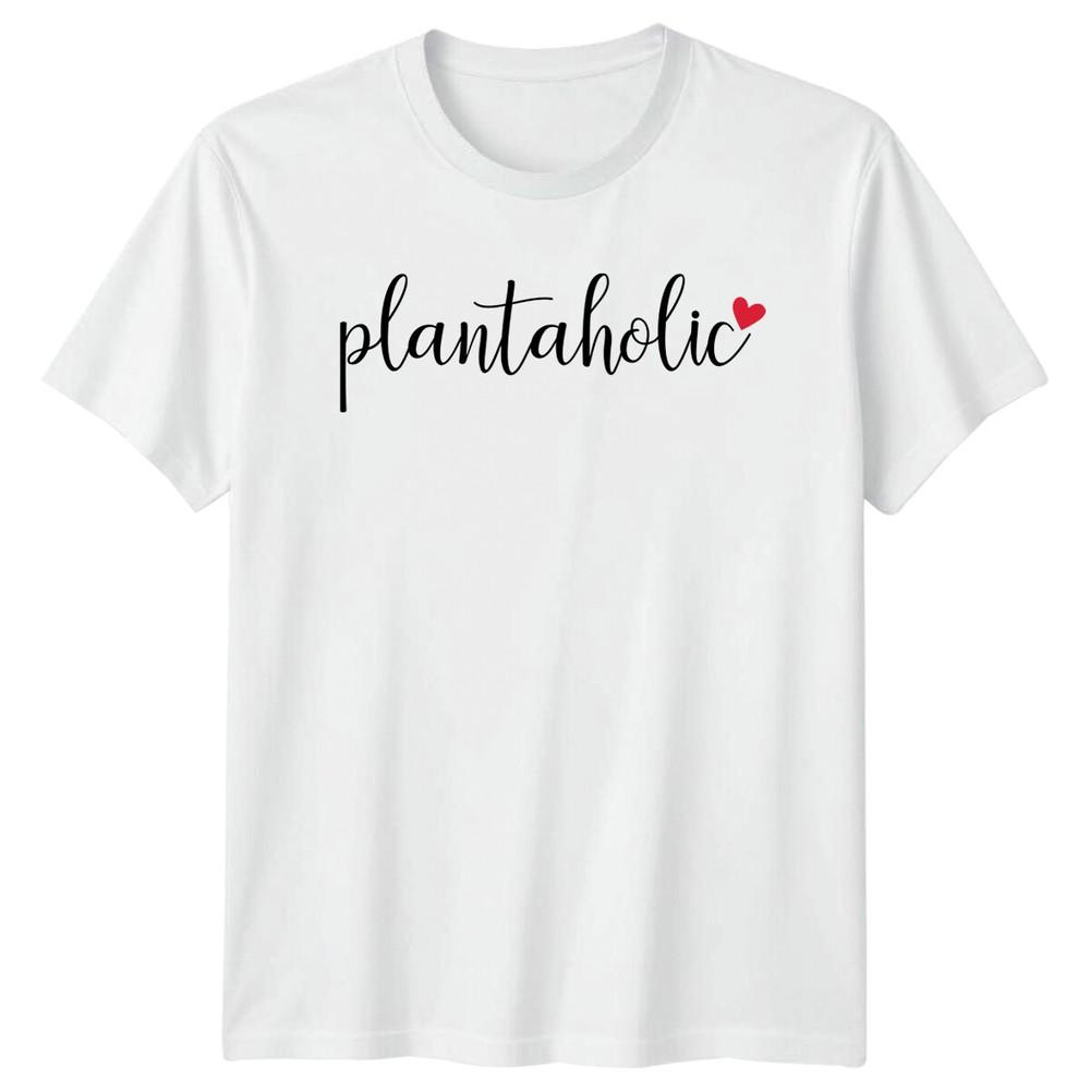 Plantaholic Heart Graphic Gardening Hobbyist UnisexsUnisexs TShirt S