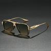 Luxury Sunglasses Men Punk Style Pop Street Fashion Cool Uv400 Sun Glasses Women Shades Metal Frames Pilot Eyewear