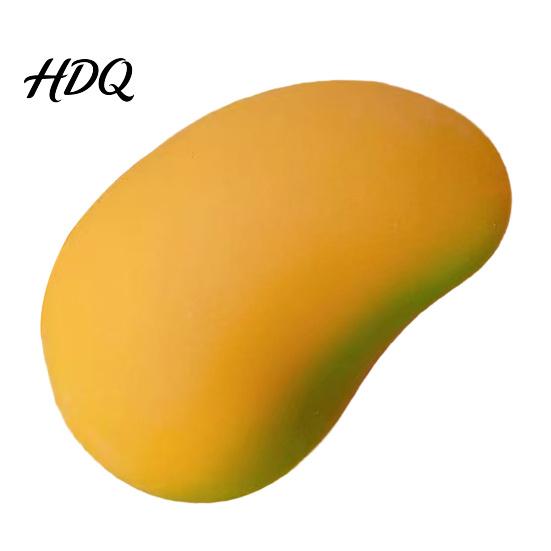 Adult Stress Toy Fake Mango Relief Soft Realistic Fruit Squeeze Fidget Shaped Home Office Worker Anxiety Reduction Ball