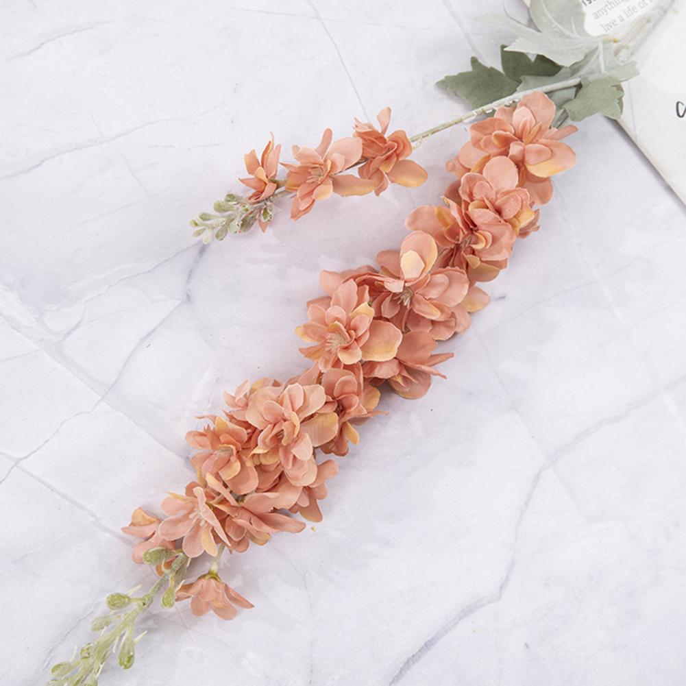 Fake Delphinium Flower Wedding Artificial Delphinium Fake Plants Wedding Bridle Bouquet Indoor Outdoor Home Kitchen Office Table