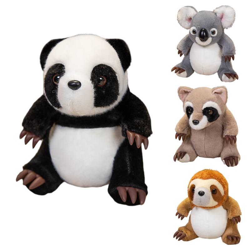 Weiche und kuschelige Panda-, Koala-, Waschbär- und Faultier-Plüschtiere für Mädchen Perfektes Geschenk!