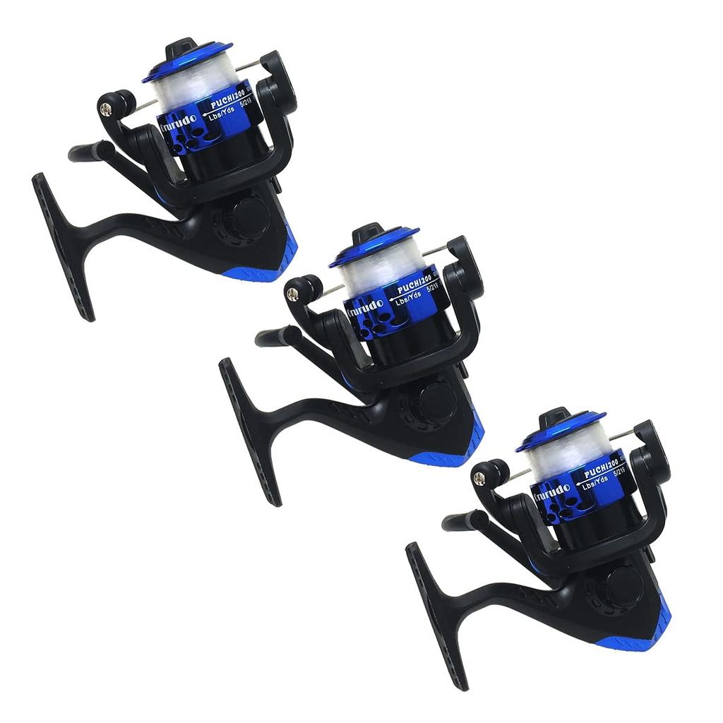Orurudo Rybářské potřeby puchi200 Spinning Ideální pro rodinné Sabiki a rekreační rybolov Obsahuje pohodlnou sadu vlasce qb010100a33n0 Naviják, 150g, 6,5kg Brzda,