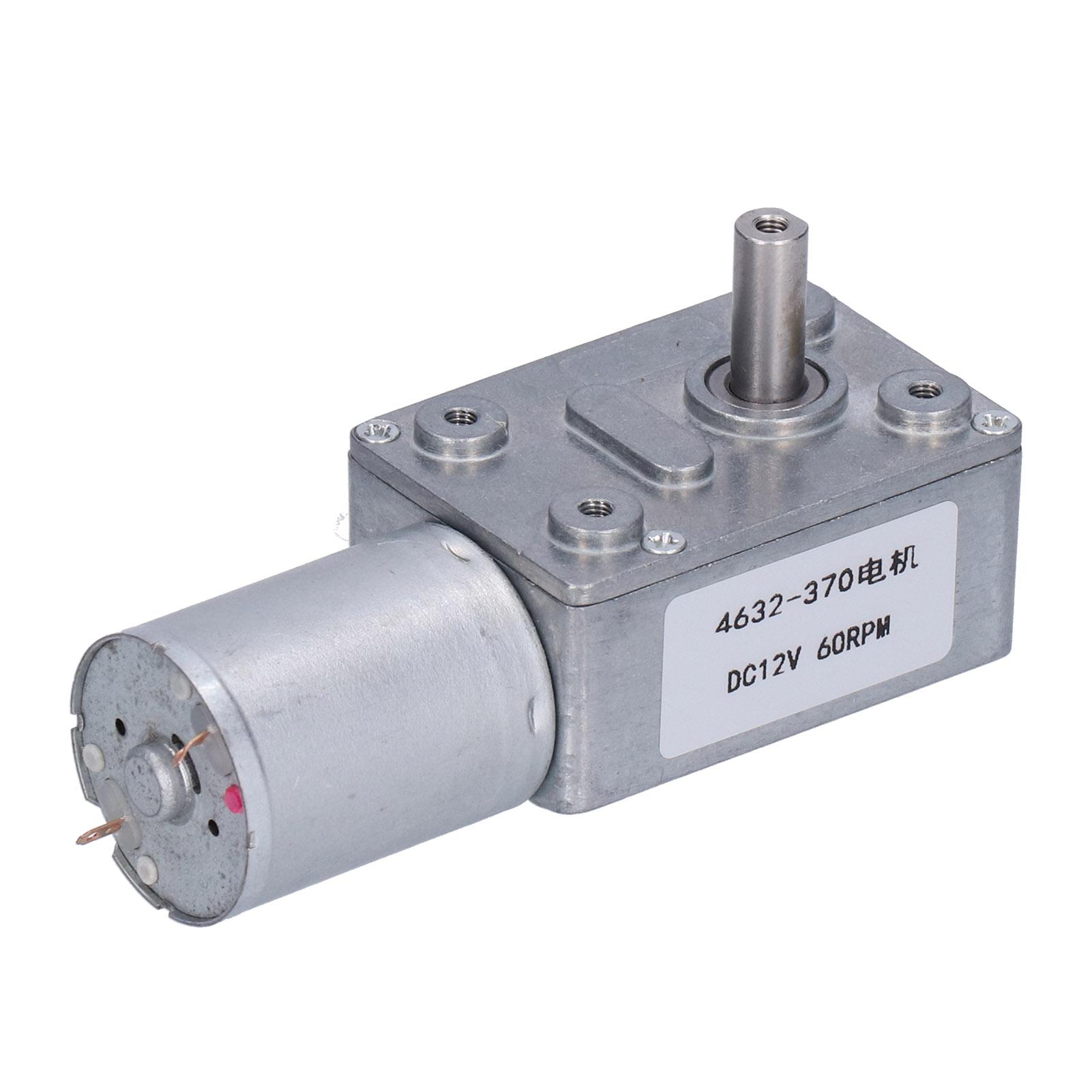 

Turbine Worm Motor Turbo Geared Box Reduction Shaft Equipment 60RPM DC12V 4632370