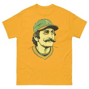 Rollie Fingers Portrait Graphic Tee Shirt Unisex classic tee 2XL