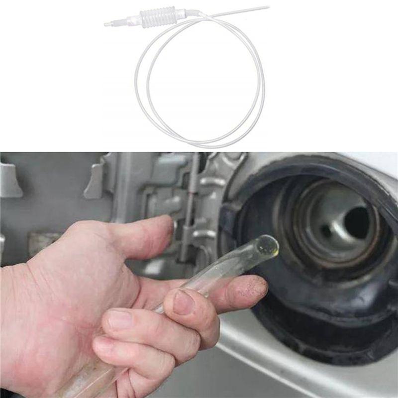 ABUL-4 Pcs 2 Meter Syphon Tube Hand Fuel Pump Siphon Hose Gas Oil Water Fuel Transfer Siphon Pump For Water