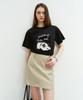 Deonseuteu Unisex Puppy T-Shirt Black_Udts4B134Bk