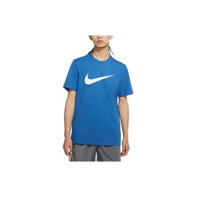 T Shirts Men's Blue Crew Neck Moderate Straight Fit DC5095-407