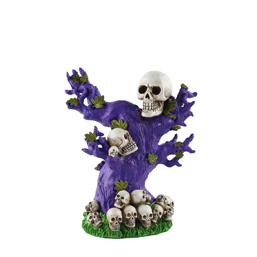 

Gothic Halloween Skull Tree Ornament Resin Crafts Resin Pumpkin Figurine Festival Supplies Style1