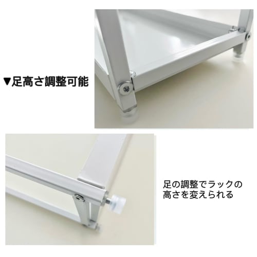 Lucky Thin 3-Tier Condiment Rack, Stovetop Side Rack, Approx. 14cm Deep x 35cm Wide x 61cm High, with Hooks, Large Capacity, Space-Saving Storage, Kit