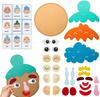 Kids Montessori Facial Expression Game Emotional Change Toys with 9pcs Cards Preschool Learning Educational Toys