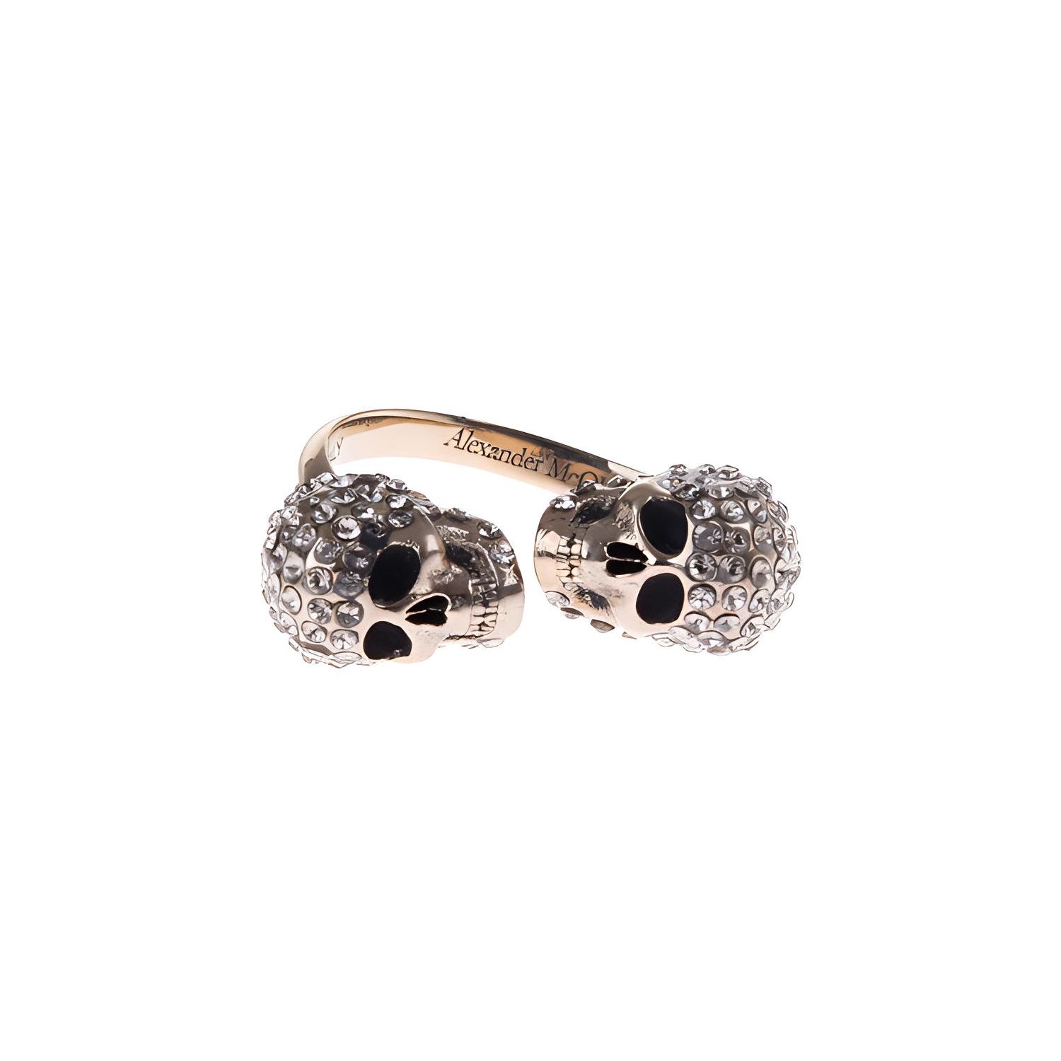 Alexander McQueen Skull Ring Men jewelry Silver 582711J160K1536 15