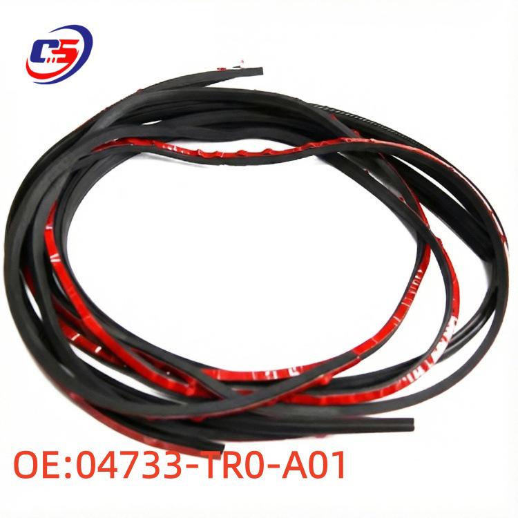 Rubber Rear Windshield Seal Strip for Honda Civic 2012-2015, Part #04733-TR0-A01 04733-TR0-A01